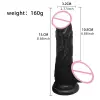 Holographic clear TPE dildo with vibrant rainbow swirls adult toy